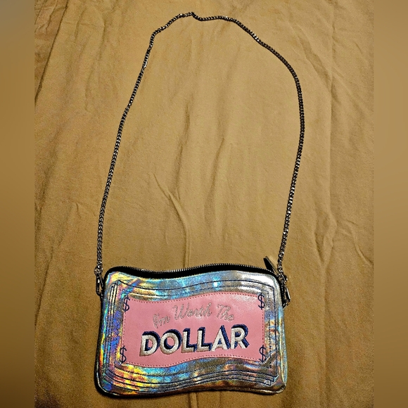 Skinnydip London "I'm Worth The Dollar" Crossbody Bag - Picture 3 of 16